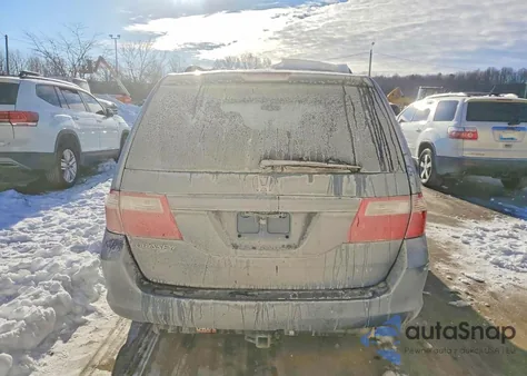 2007 Honda Odyssey Ex from USA, damaged, VIN 5FNRL38407B102160